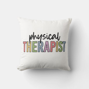 Physical Therapist PT Graduate Physiotherapy Throw Pillow