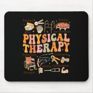 Physical Therapist Pt Pta Fall Thanksgiving Physic Mouse Pad