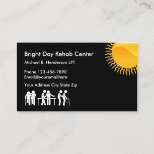 Physical Therapist Rehab Business Card