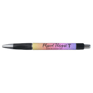 Physical Therapist Stylish Rainbow Personalized Pen