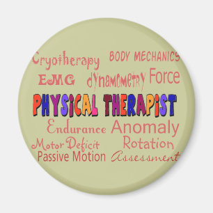 Physical Therapist Terminology Gifts Magnet