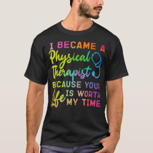 Physical Therapist Therapy Assistant Watercolor T-Shirt