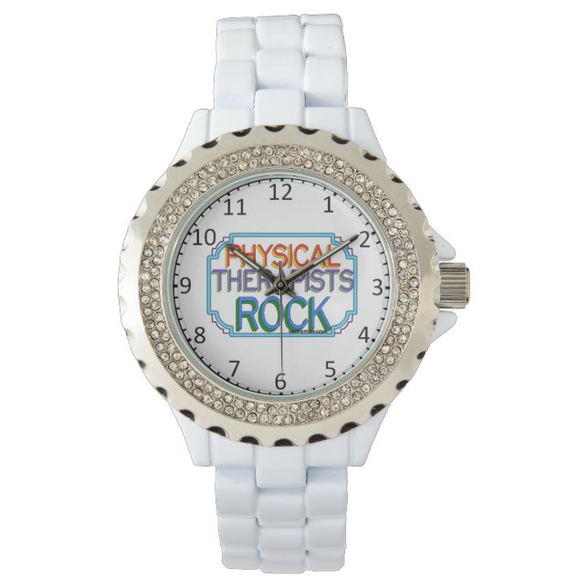 Physical Therapists Rock Wrist Watch (Front)