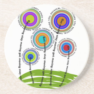 Physical Therapy Artsy Gifts Coaster