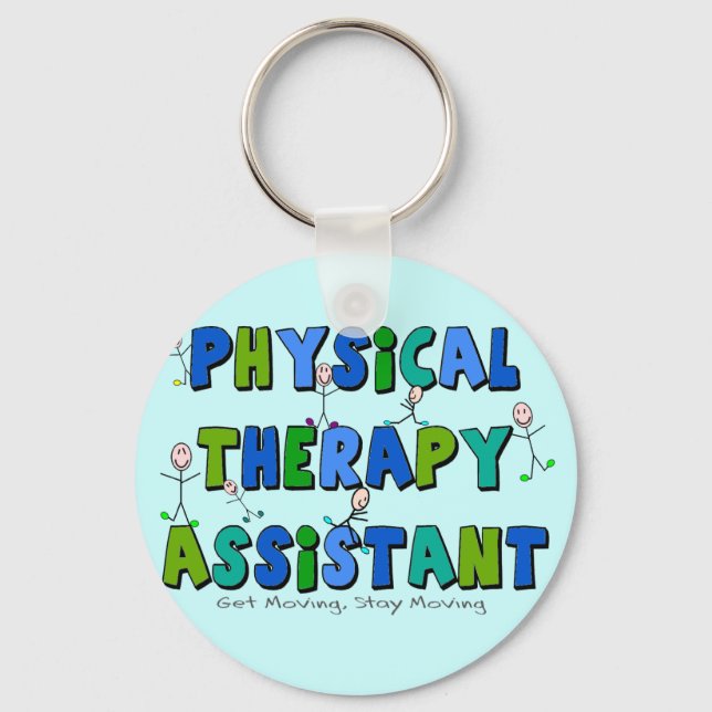Physical Therapy Assistant Gifts Keychain (Front)