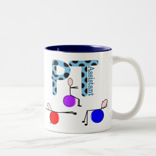 Physical Therapy Assistant Gifts Two-Tone Coffee Mug