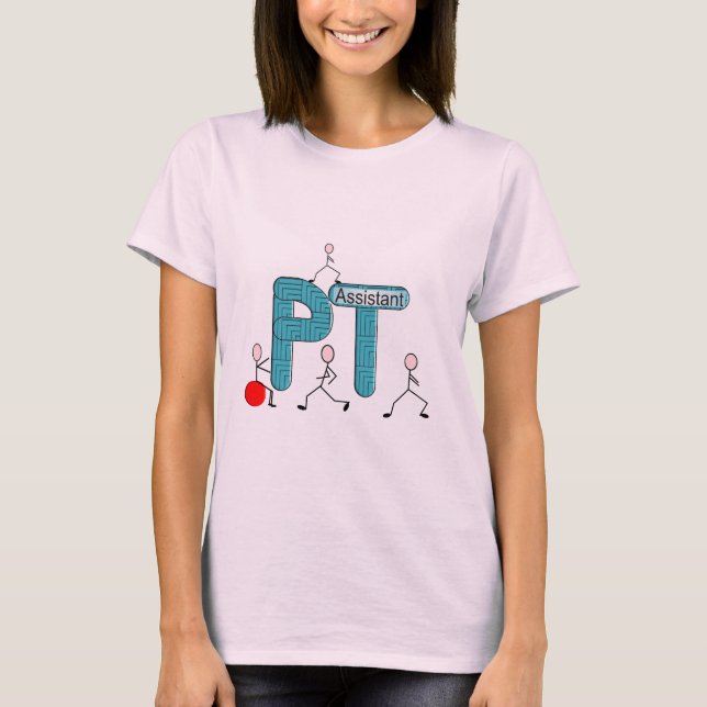 Physical Therapy Assistant Gifts Unique Graphics T-Shirt (Front)