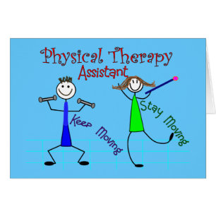 Physical Therapy Assistant Stick People Design