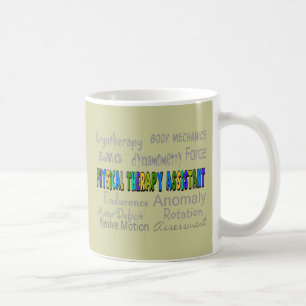 Physical Therapy Assistant "Terminology" Design Coffee Mug