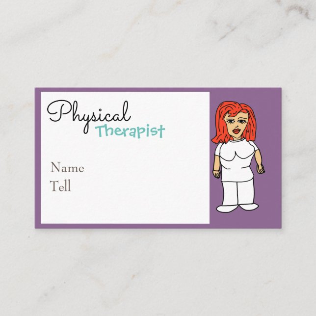 Physical therapy business card (Front)