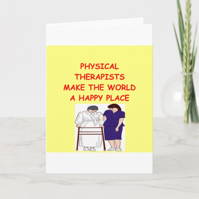 physical therapy card (Front)