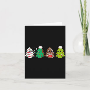 Physical Therapy Christmas Cake Tree Nurse Xmas Pa Card