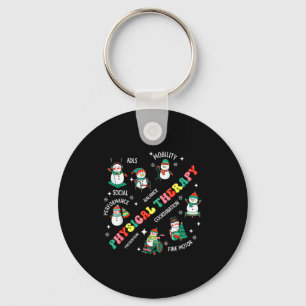 Physical Therapy Christmas Snowman Pt Physical The Keychain