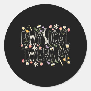 Physical Therapy Classic Round Sticker