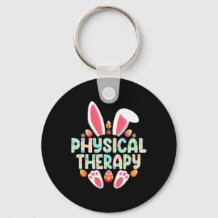Physical Therapy Easter Bunny Physical Therapist Keychain