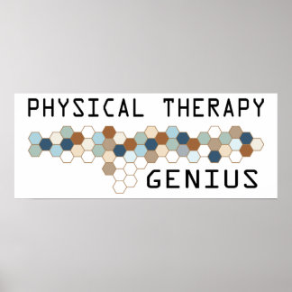 Physical Therapy Genius Poster