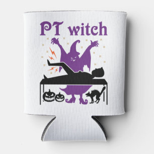 Physical Therapy Halloween PT Witch Can Cooler