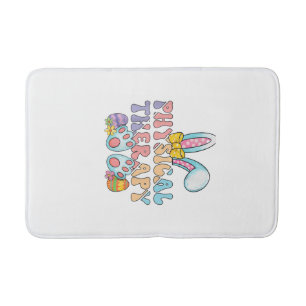 Physical Therapy Happy Easter Bunny Eggs PT Therap Bath Mat
