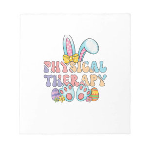 Physical Therapy Happy Easter Bunny Eggs PT Therap Notepad