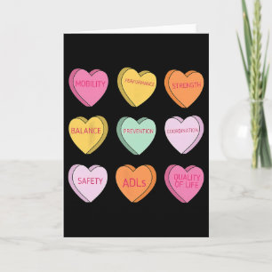 Physical Therapy Hearts Candy Valentine Day Pt The Card