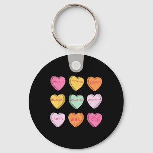 Physical Therapy Hearts Candy Valentine Day Pt The Keychain