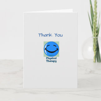 Physical Therapy Medical Thank You card