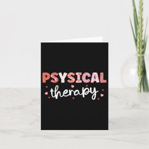 Physical Therapy Nurse Valentine’s Day Rn Icu Er V Card