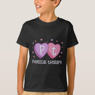 Physical Therapy Nurse Valentine's Candy Nursing S T-Shirt