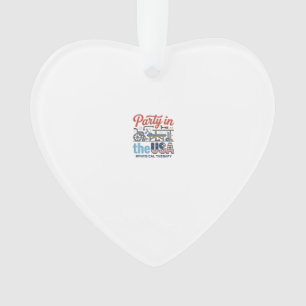 Physical Therapy Party in the USA Vintage T-Shirt_ Ornament