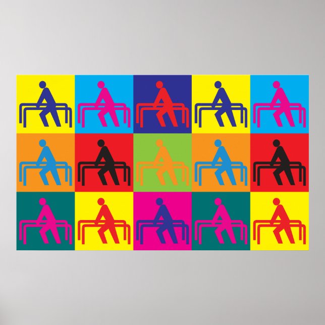 Physical Therapy Pop Art Poster (Front)