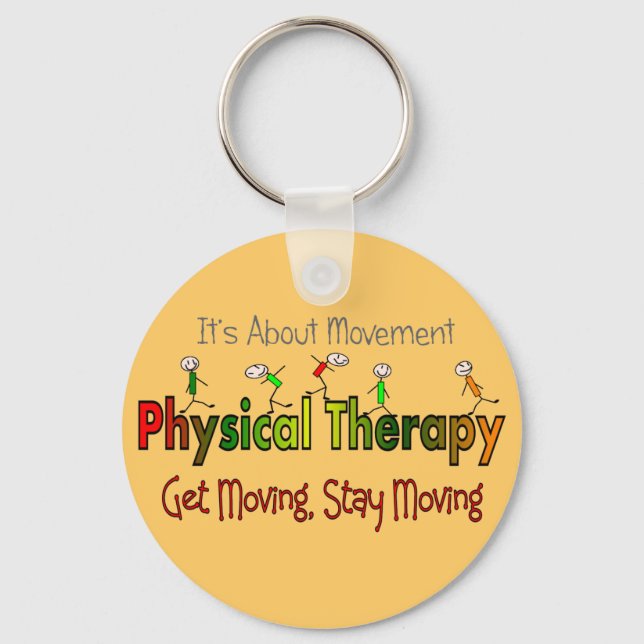 Physical Therapy Products and Gifts Keychain (Front)