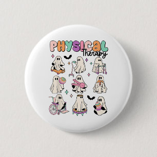 Physical Therapy Pt Physical Therapist Halloween C 2 Inch Round Button