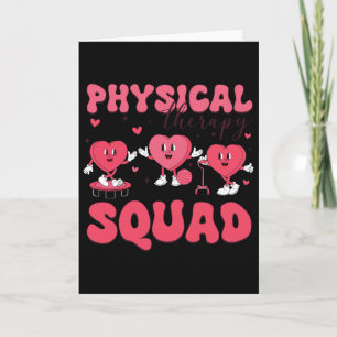 Physical Therapy Squad Valentine's Day Pt Pta Vale Card