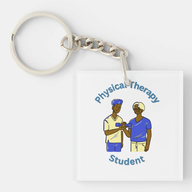 Physical Therapy Student Keychain (Front)