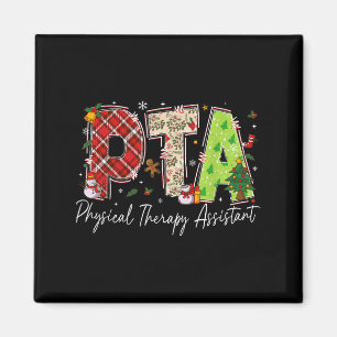 Physical Therapy Therast Istant Pta Santa Christma Magnet