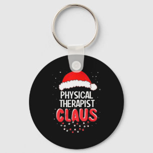 Physical Therast Santa Claus Christmas Matching Co Keychain
