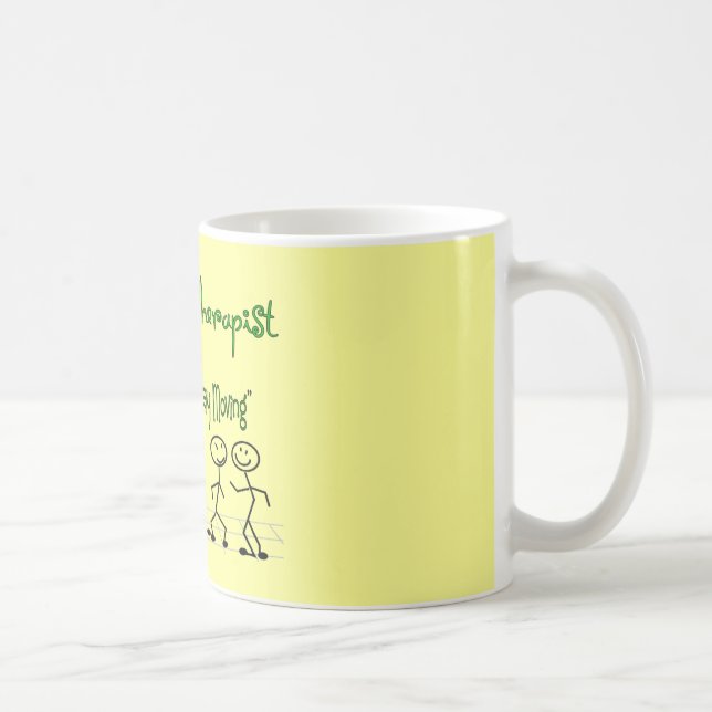physicall Therapist Stick People Coffee Mug (Right)