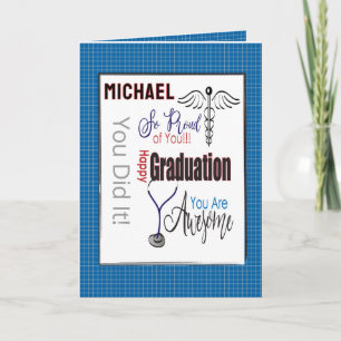 Physican Assistant Doctor Pharmacist Graduation Card