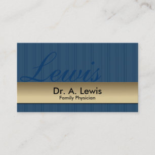 Physician and Medical Business Card - Monogram