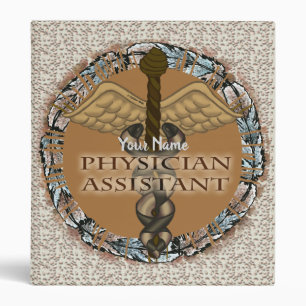 Physician Assistant Caduceus binder