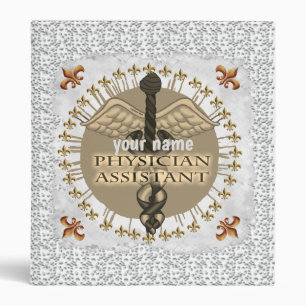 Physician Assistant Caduceus  Binder