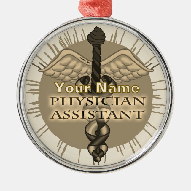 Physician Assistant Caduceus ornament (Front)