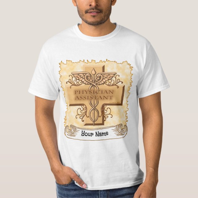 Physician Assistant Caduceus T-Shirt (Front)