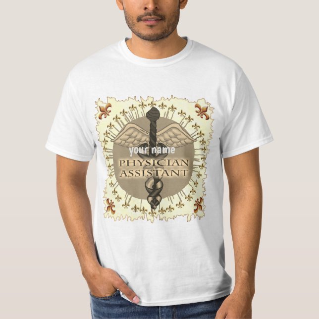 Physician Assistant Caduceus T-Shirt (Front)