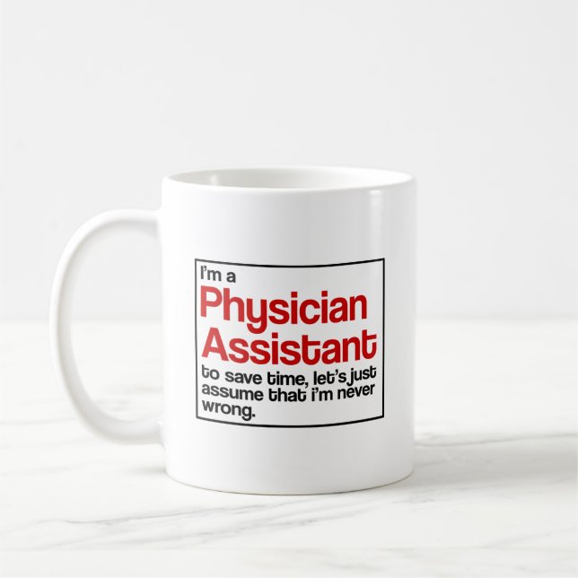 Physician Assistant Coffee Mug (Left)
