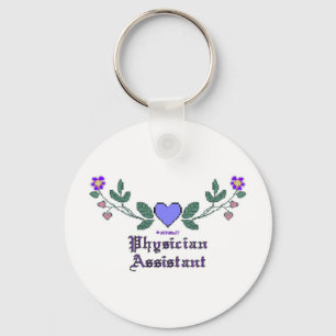 Physician Assistant Cross Stitch Keychain