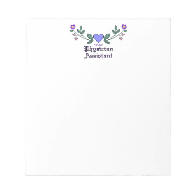 Physician Assistant CS Notepad (Front)