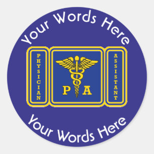 Physician Assistant Custom Sticker