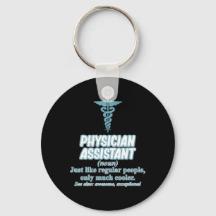 Physician Assistant Definition PA Medical Students Keychain