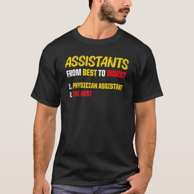 Physician Assistant Generous Certified Pa T-Shirt (Front)